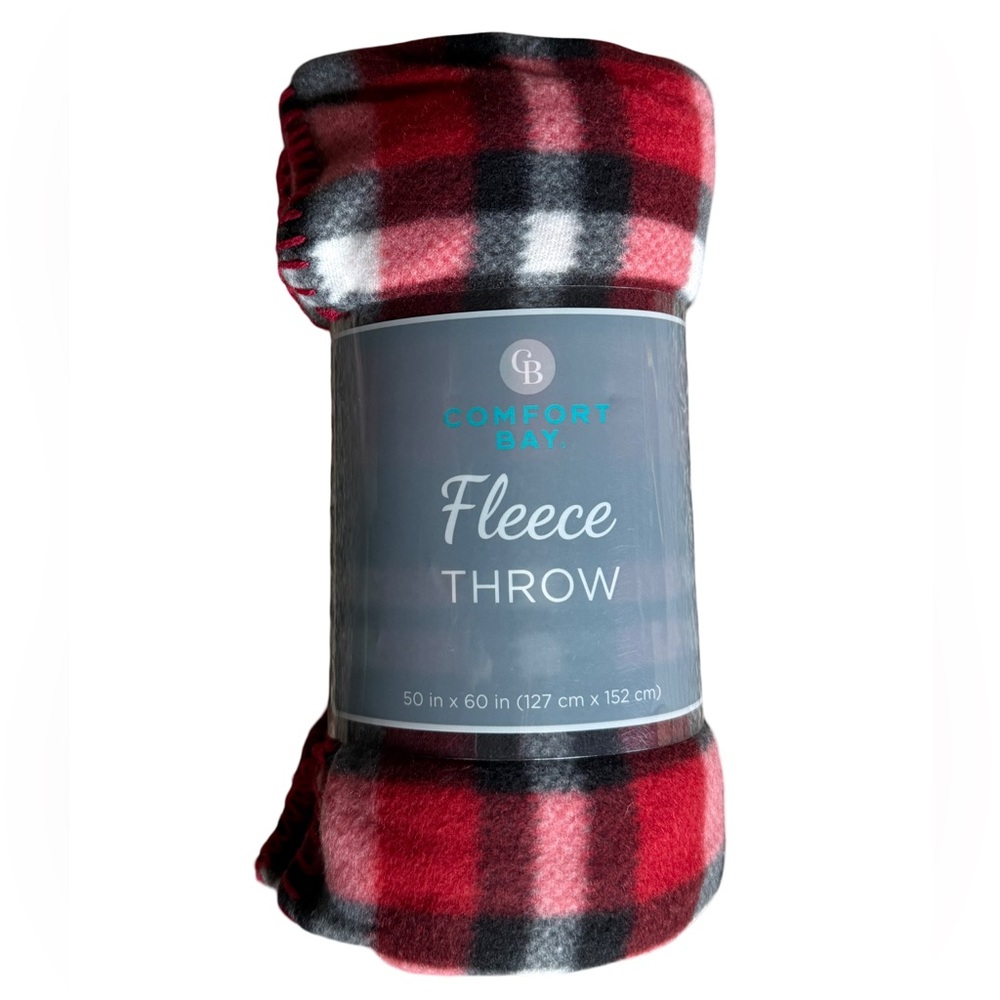 Plaid Fleece Throw